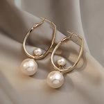 Vintage Charming Korean Fashion Pearl Earrings