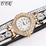 Analog Quartz Rhinestone Bracelet Watch