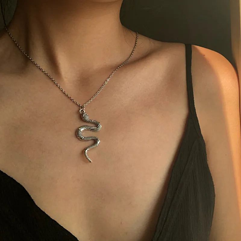 Snake Pendant  Necklace