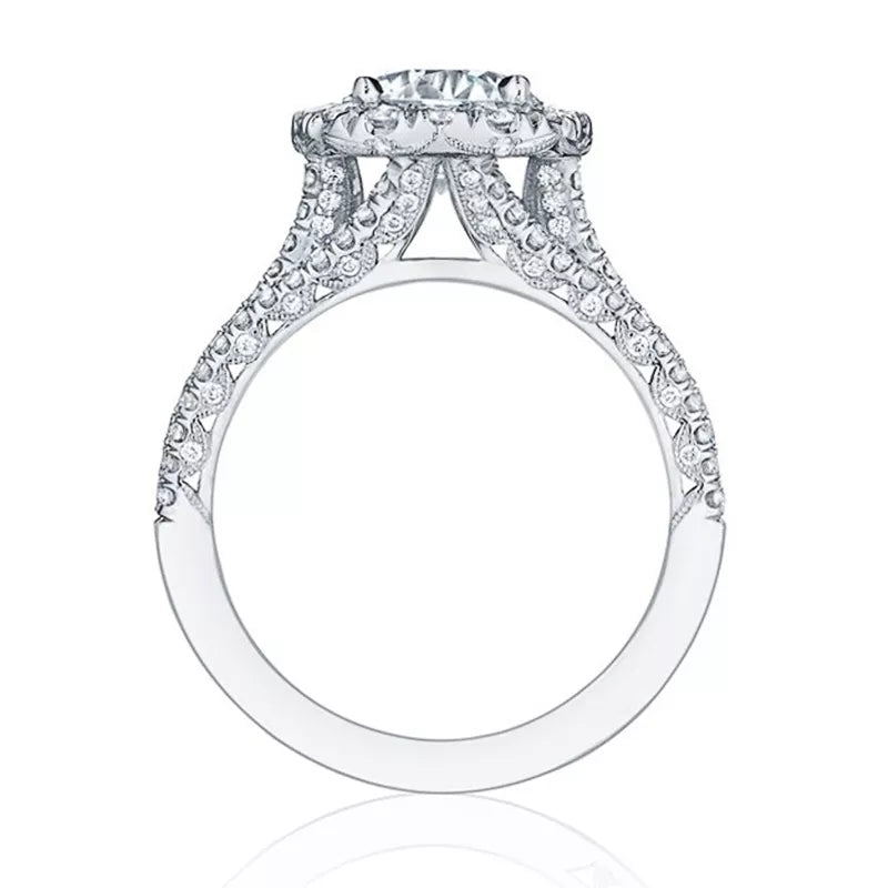 Cubic Zirconia Luxury Engagement Ring