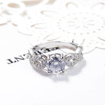 Fashion AAA Rhinestone Sterling Silver Ring