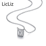 925 Sterling Silver Bar Pendant Chocker Necklace