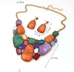 Multicolor Stone Jewelry Sets