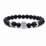 Natural Lava Stone Beaded Bracelet