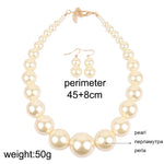 Big Pearl Jewelry Set