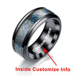 Black Dragon 316L Stainless Steel Ring