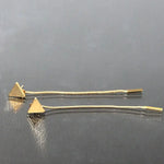 Triangle Chain Earrings