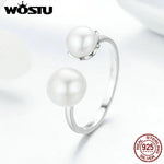 925 Sterling Silver & Freshwater Pearl Cultured Ring