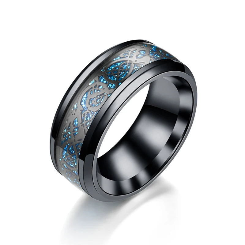 Black Dragon 316L Stainless Steel Ring