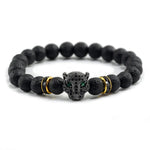 Black Lava Healing Stone Bracelet