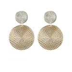 Hollow Net Pendants Dangle Earrings