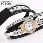 Analog Quartz Rhinestone Bracelet Watch