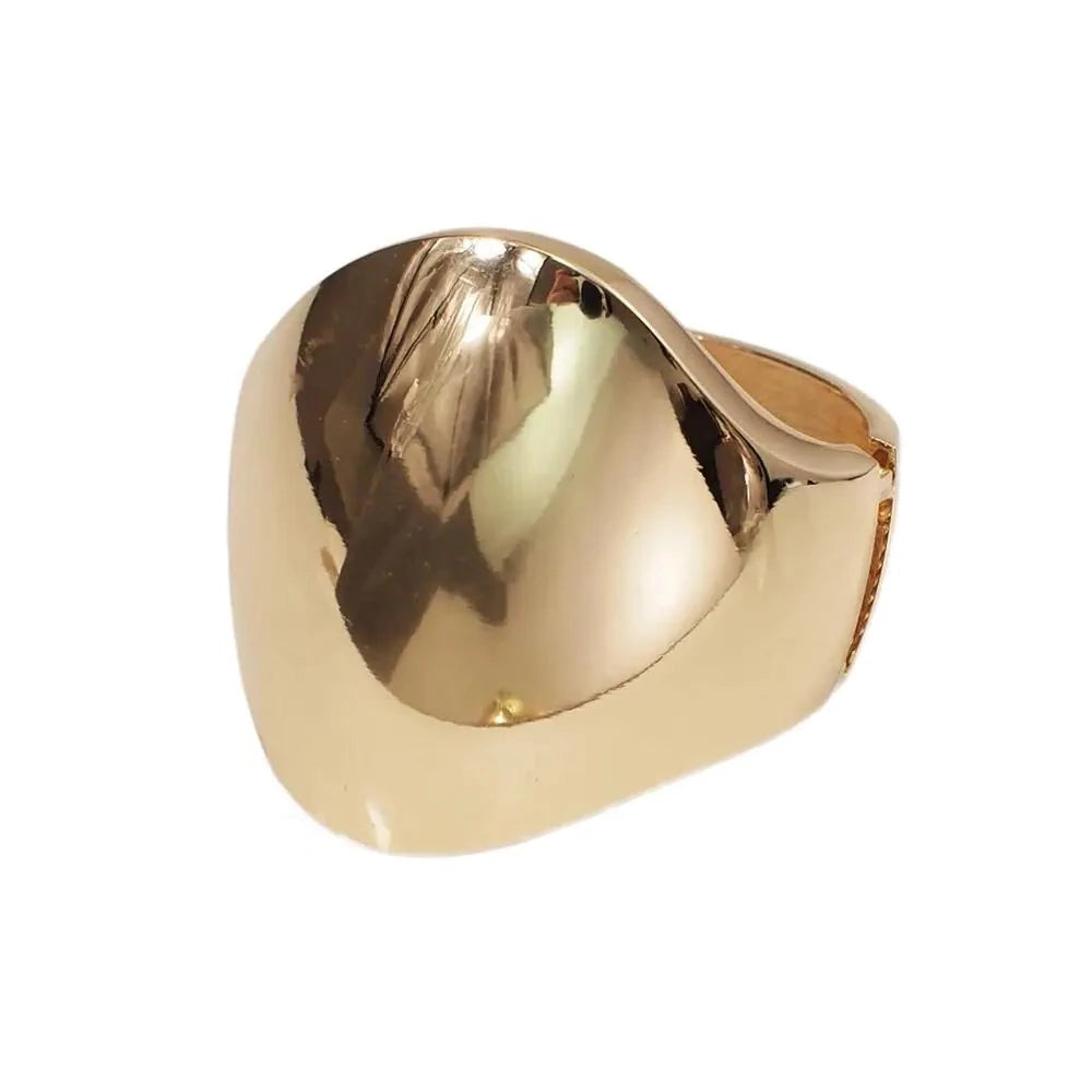 Punk Shiny Surface Cuff Bangle