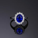 Blue Sapphire 925 Sterling Silver Ring