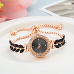 Simple Women's Feather Bracelet Watch