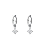 925 Sterling Silver Sweet Floral Earrings