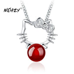 Hello Kitty Diamond Pendant Necklace