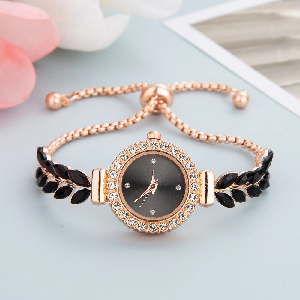 Simple Women's Feather Bracelet Watch