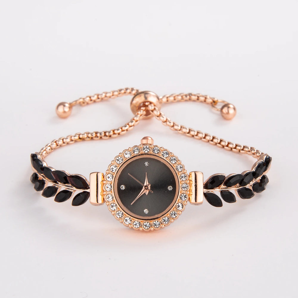 Simple Women's Feather Bracelet Watch