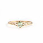 Thin Bohemia Zircon Ring