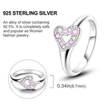 Star Moon 925 Sterling Silver Ring