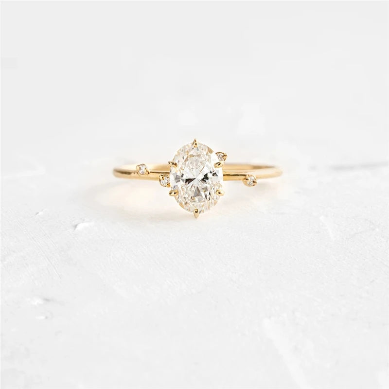 Thin Bohemia Zircon Ring