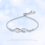 925 Sterling Silver Infinity Bracelet