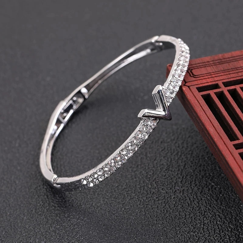 Zircon Rhinestone Bangle