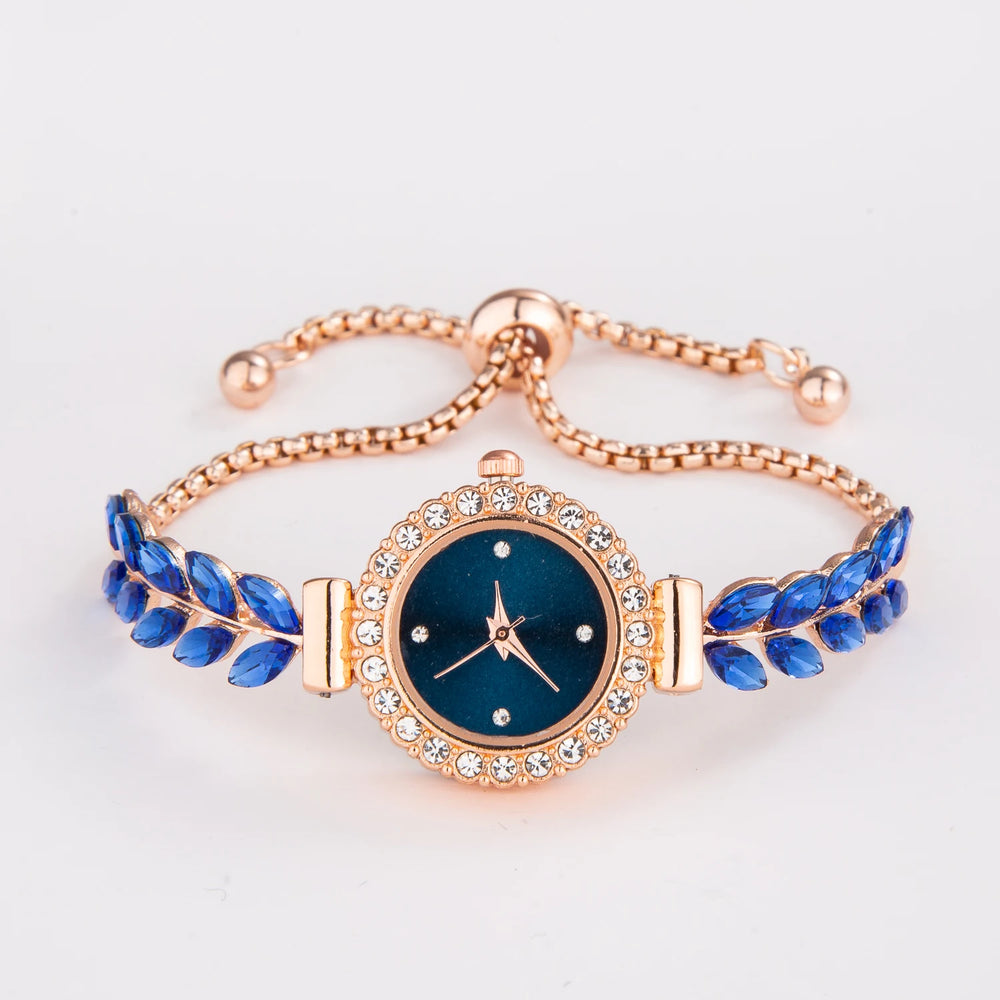 Simple Women's Feather Bracelet Watch