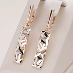 Ethnic Retro Square Drop Earrings