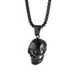 Gold-plated Skull Necklace