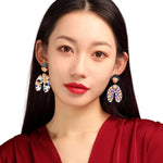 Irregular U-shaped Gold Color Earrings