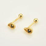 925 Sterling Silver Droplets Stud Earrings