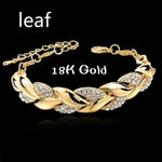 Luxury Love Braided Leaf Bracelet