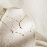 S925 Sterling Silver Turquoise Pendant Necklace