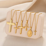 VIntage Cross Pendant Necklace