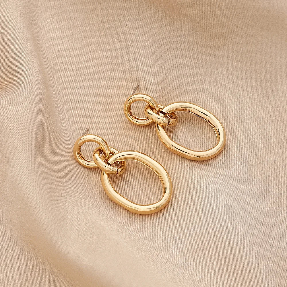 Stainless Steel Chain Earrings