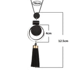 Casual Tassel Pendant Necklace